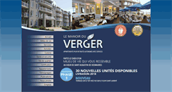 Desktop Screenshot of manoirduverger.com